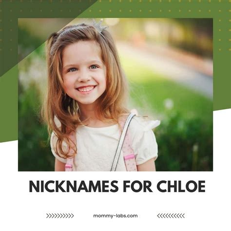 unique chloe nicknames